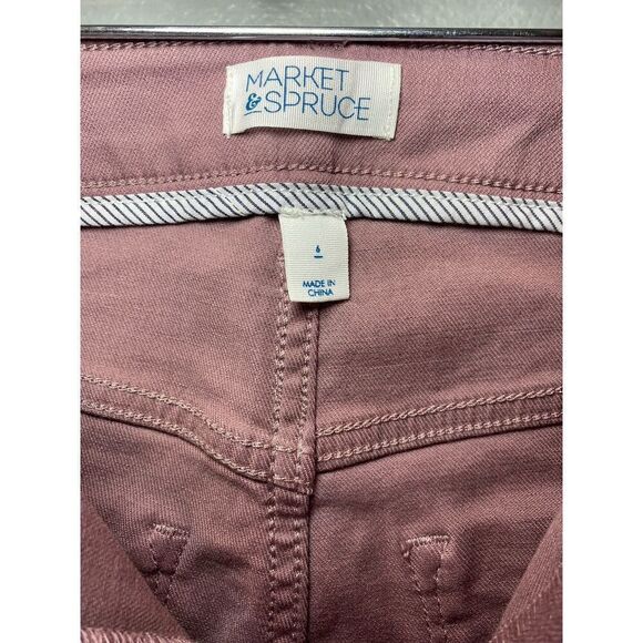 NEW Market & Spruce Mauve Purple Skinny Leg Jeans Women's Size 6 - Picture 6 of 9